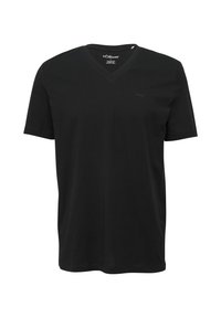 s.Oliver T-Shirt basic - schwarz