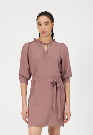 BERTE 3/4 V-NECK - Dienas kleita - twilight mauve