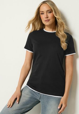Long Tall Sally, PLUS SIZE SHORT SLEEVE T-SHIRTS - Camiseta básica - black