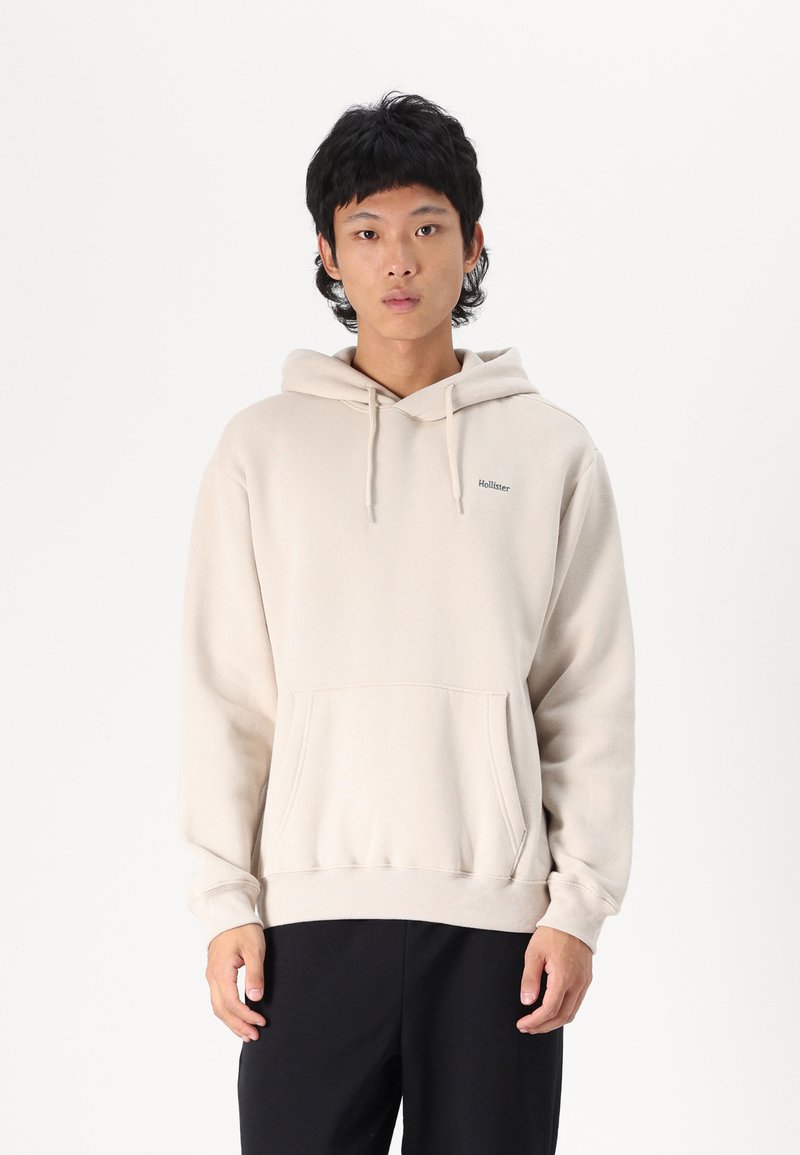 Hollister Co. Relaxed Logo Hoodie - Sweater - french oak
