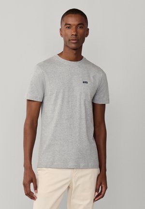 INDEMODABLE - T-shirt basique - light grey marl