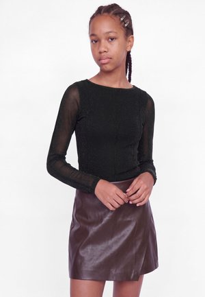 JJXX, PARTY TOP GLITTER PARTY TOP GIRLS - Blouse - black