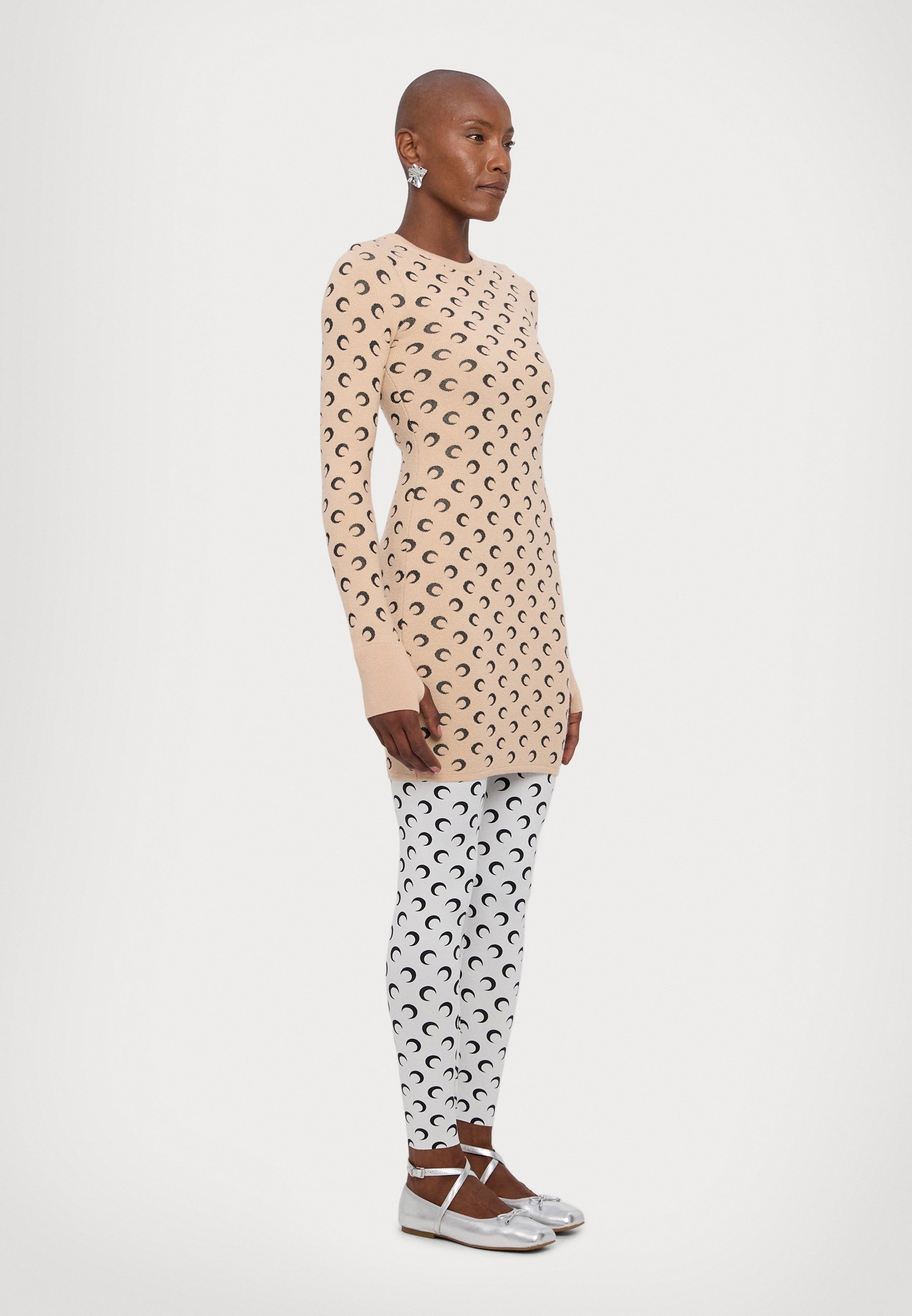 MARINE SERRE MOON MINI DRESS - Shift dress - tan - Zalando.co.uk