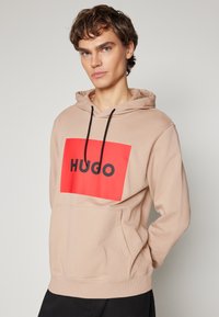 HUGO DURATSCHI - Majica s kapuljačom - medium beige