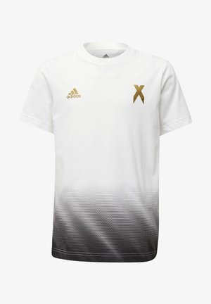 FOOTBALL-INSPIRED X AEROREADY COTTON T-SHIRT - Triko s potiskem - white