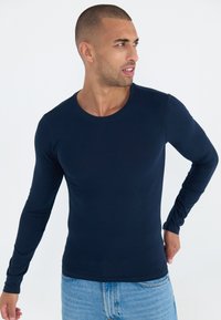 Pier One Topper langermet - dark blue