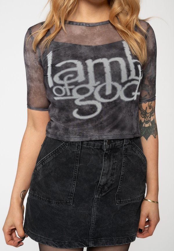 LAMB OF GOD BAND LOGO  - Blouse4