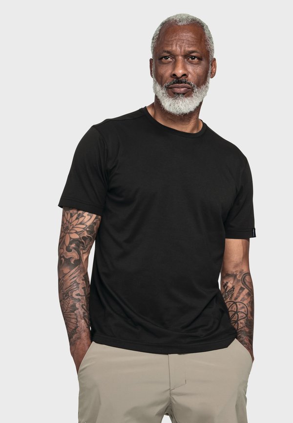 URBAN STYLE COLLADA - Sport T-Shirt - schwarz