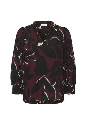 Kaffe LINDA AMBER  - Blouse - windsor wine black flower
