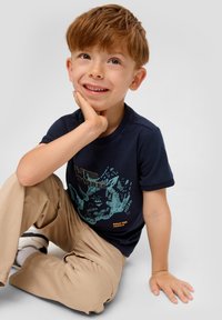s.Oliver FRONT - T-Shirt print - navy