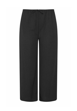 Yours Clothing, PLUS SIZE WIDE LEG TROUSERS - Pantalones - black
