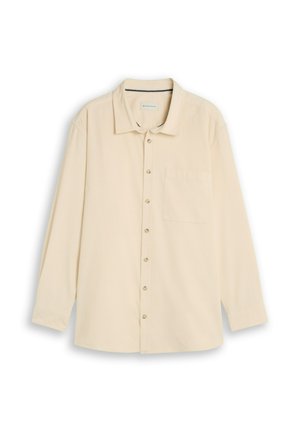 TOM TAILOR, PLUS CORDUROY SHIRT - Hemd - gardenia white