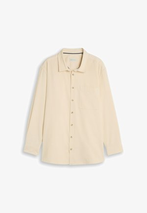 TOM TAILOR, PLUS CORDUROY SHIRT - Chemise - gardenia white