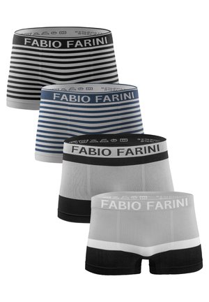 4ER PACK MIKROFASER RETROSHORTS BOXER ENG ANLIEGEND - Boxer shorts - grey