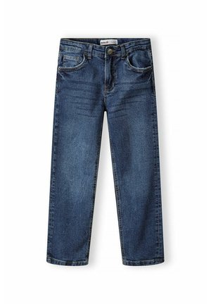 SIDE POCKETS AND REGULAR FIT - Džinsi ar taisnām starām - dark blue denim