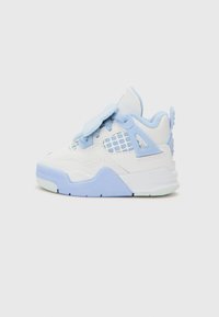 Jordan - JORDAN 4 RETRO - Chaussures premiers pas - white/aluminum/blue tint/oil green Image miniature 1