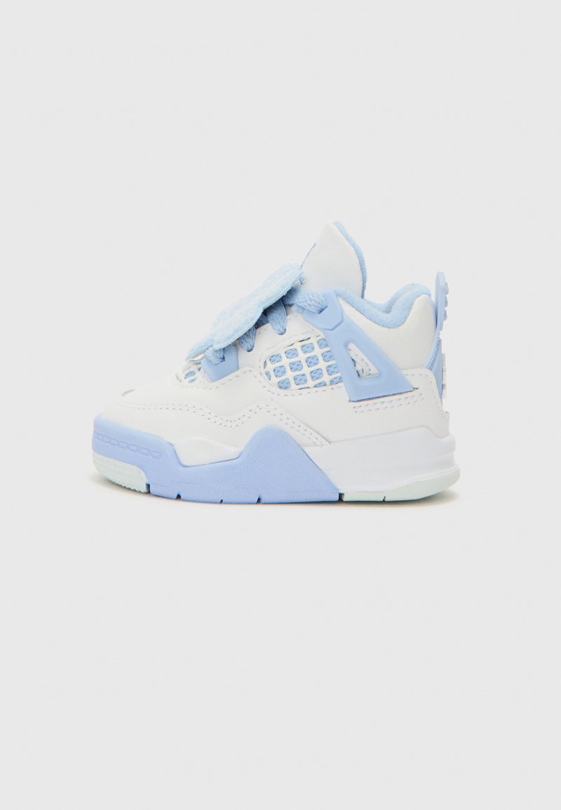 Jordan - JORDAN 4 RETRO - Chaussures premiers pas - white/aluminum/blue tint/oil green, Agrandir