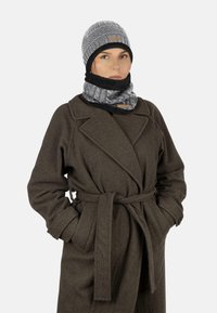 Normani Mütze - grau schwarz