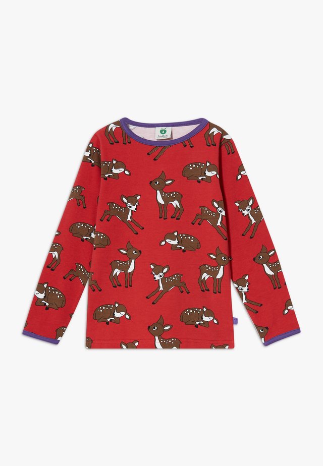 DEER - Topper langermet - dark red