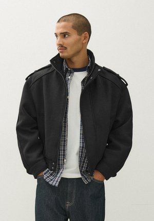 Bershka, Veste mi-saison - black