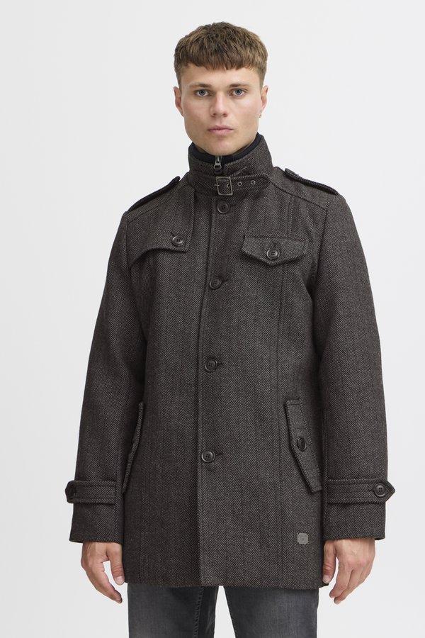 IDBRANDAN - Short coat - dark coal4