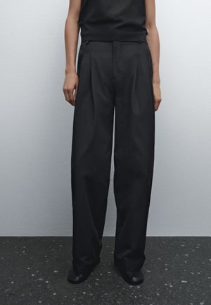 Housut - mottled black