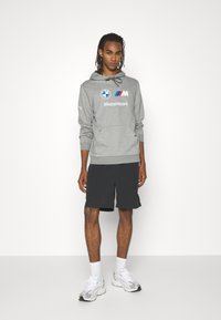 Puma BMW MMS HOODIE  - Pulover s kapuco - medium gray heather