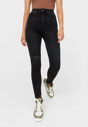 Stradivarius Jeans Skinny Fit - black denim