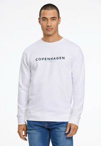 Lindbergh O-NECK - Felpa - white