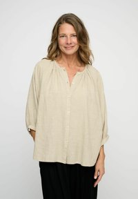 moshi moshi mind - HAVANA - Blouse - natural linen Thumbnail Image 1