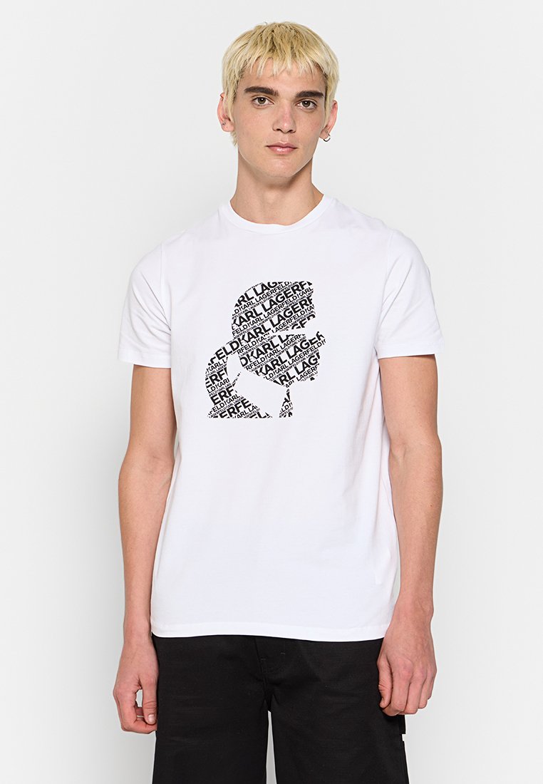 Karl Lagerfeld T-shirt print wit