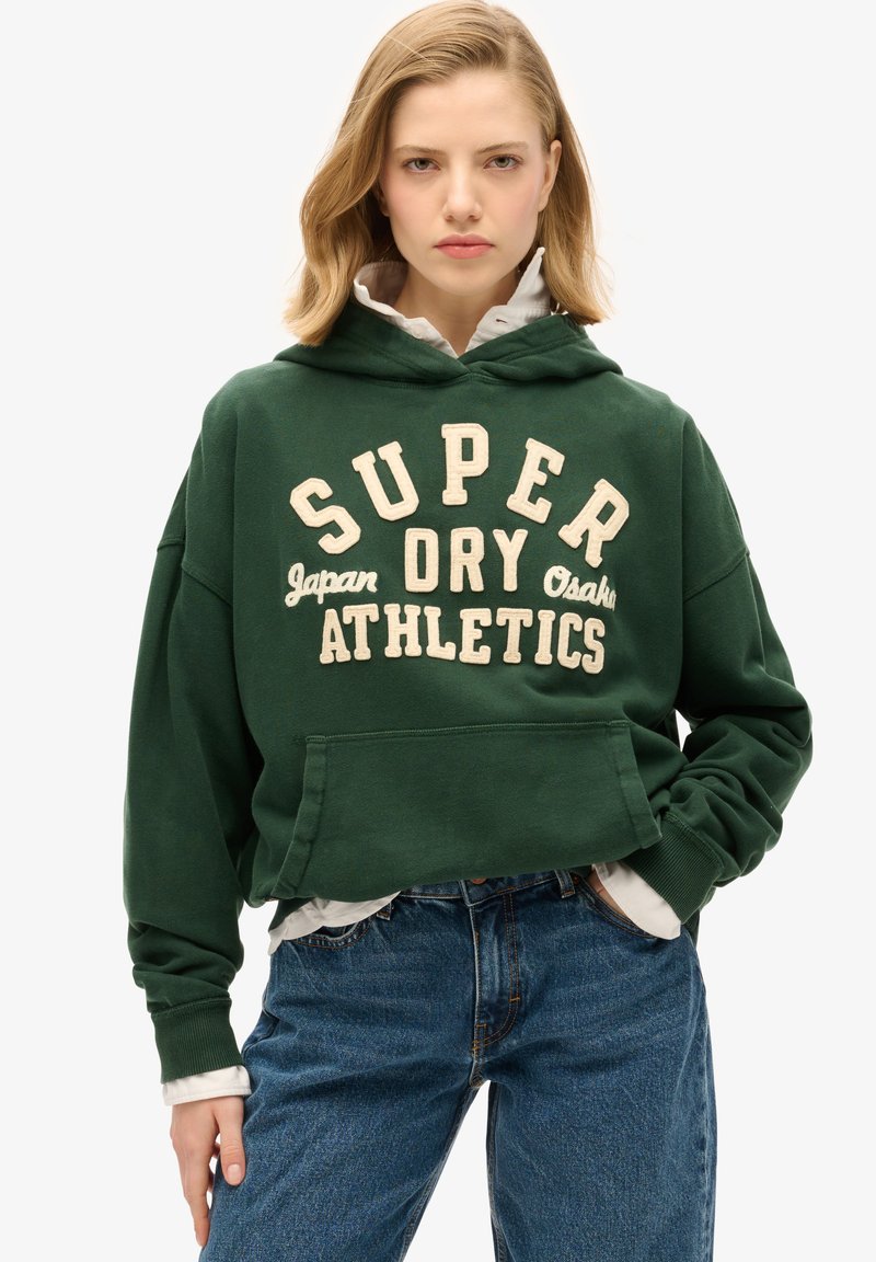 Superdry & Co ATHLETIC ESSENTIALS  - Sudadera - enamel green