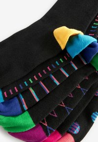 Next SEVEN PACK - Socken - black colour pop stripe geo