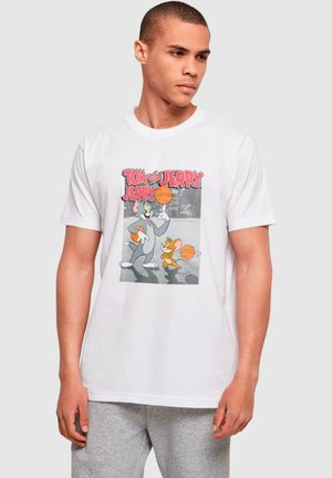 TOM AND JERRY - BASKETBALL BUDDIES - Print T-shirt - white