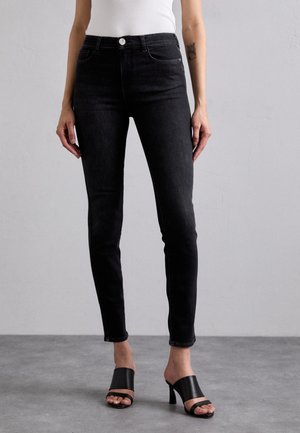 Vaqueros pitillo - black denim