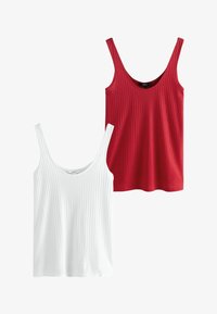 Non sélectionné, red white