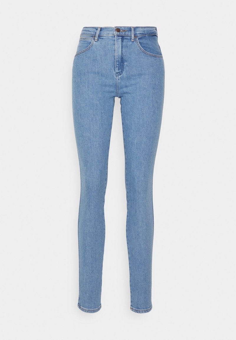 Wrangler Jeans Skinny Fit lichtblauw denim Wrangler Jeans Skinny Fit lichtblauw denim