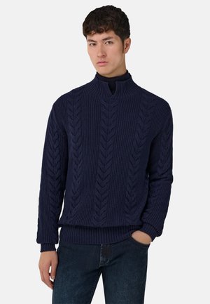 Strickpullover - navy blue