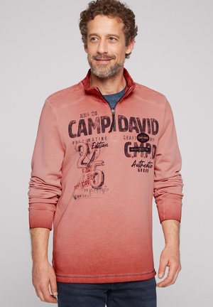 TROYER-OIL DYED MIT LOGO DESIGN - Sweatshirt - vintage red