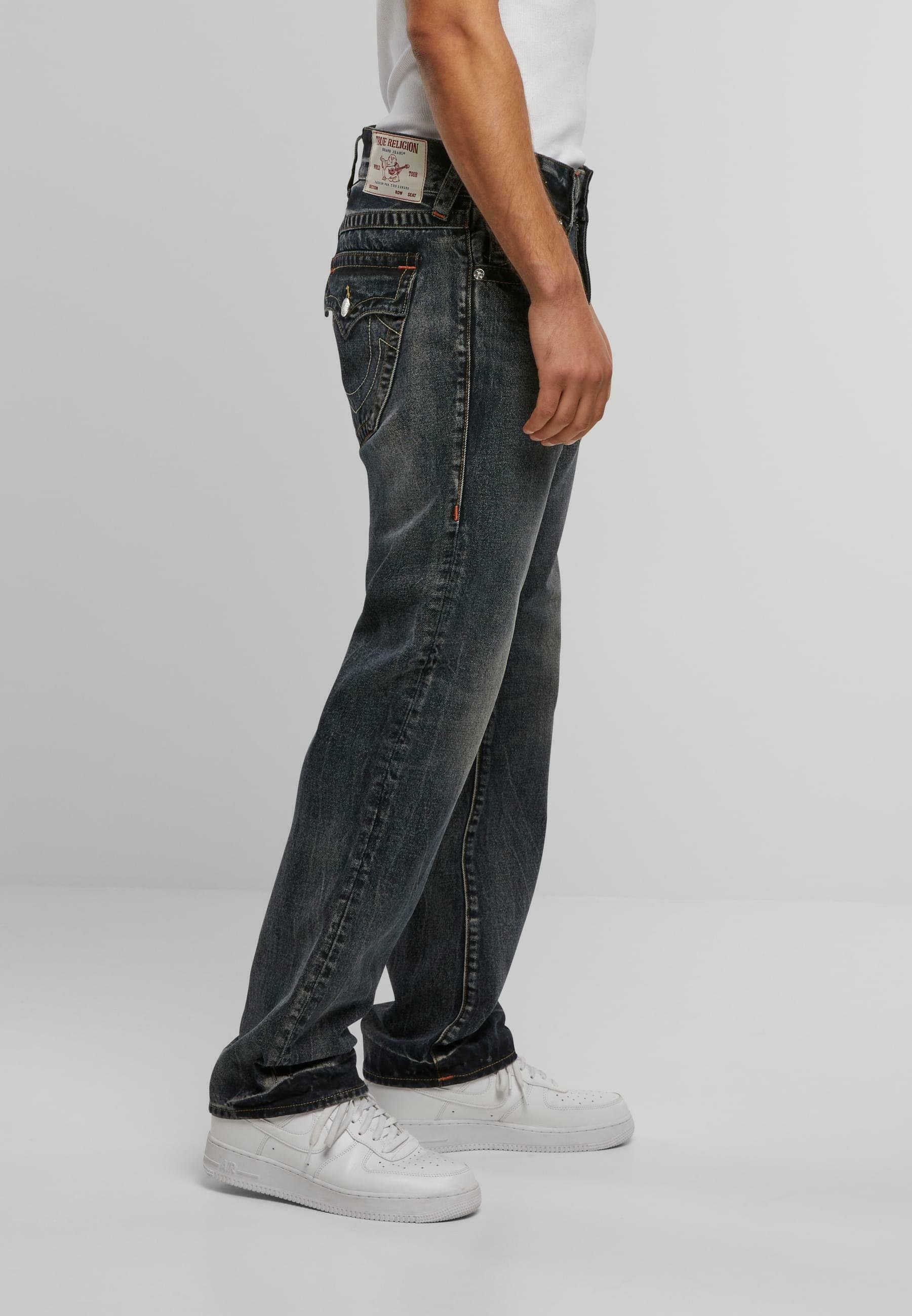 True Religion RICKY FLAP - Straight leg jeans - grey/grijs