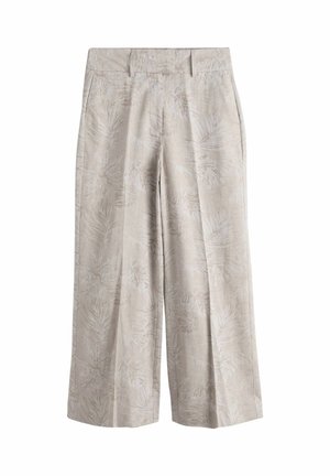 JACQUARD PALAZZO - Nohavice - stone