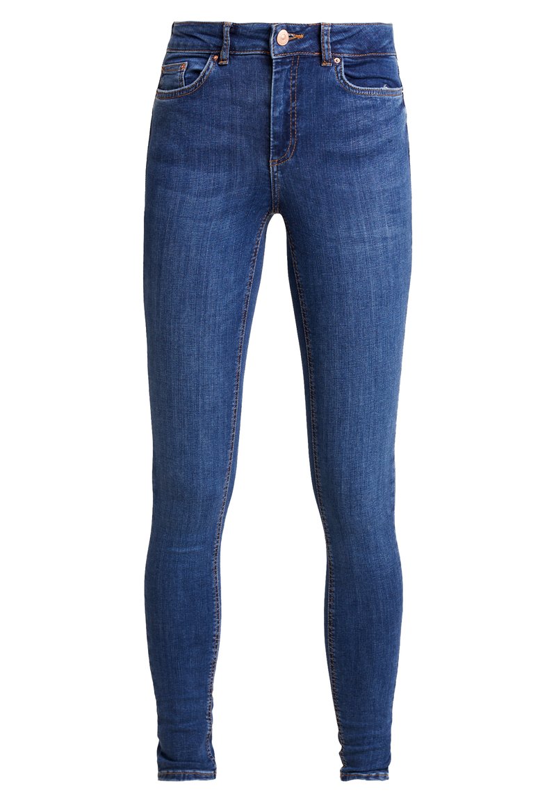 Pieces Jeans Skinny Fit blauw denim/bluedenim