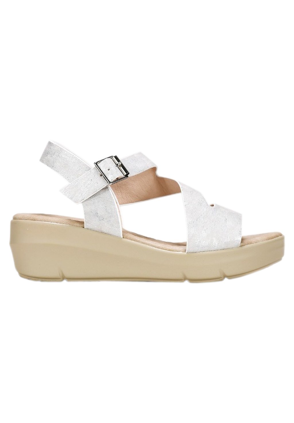 Bosanova Sandalias de cuña - blanco - Zalando.es