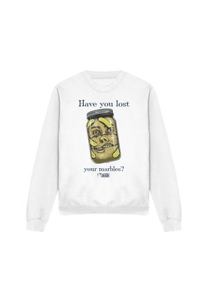 Cotton Soul, WELCOME TO DERRY HAVE YOU LOST YOUR MARBLES - Sweatshirt - white