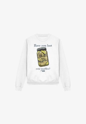 Cotton Soul, WELCOME TO DERRY HAVE YOU LOST YOUR MARBLES - Sweatshirt - white