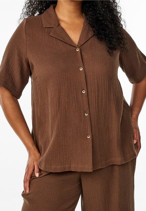 Overhemdblouse - brown