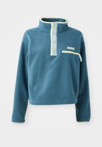 HELVETIA™ II CROPPED HALF SNAP - Fleecepaita - everblue/crushed blue/citron haze
