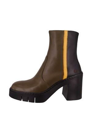 *Art BERNA - High heeled ankle boots - bronze yellow
