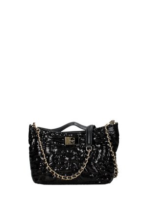SMALL RACHELE SEQUIN QUILTED - Borsa a mano - black