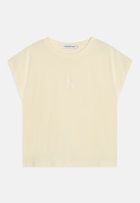 Calvin Klein Jeans - IRIDESCENT LOGO TANK - Felső - papyrus Miniatűr kép 1